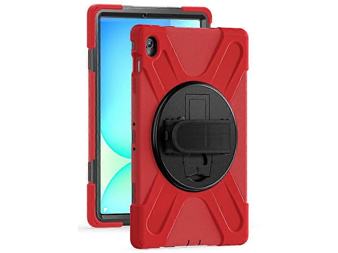 Funda protectora para tableta Samsung Galaxy Tab S10 Fe Sm X620 / Sm X626b con soporte giratorio y correa de silicona Facpoet