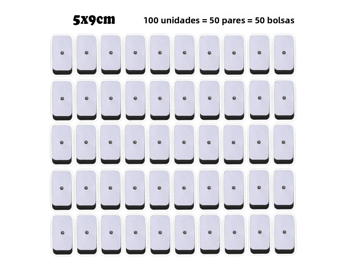 Eletrodos Autoadesivos e Condutores para Estimulação Muscular Tens/ems MDUG (100 Unidades)