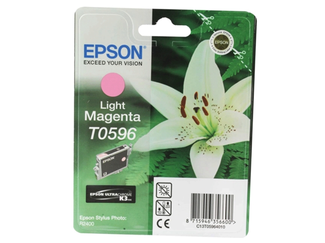 Cartucho de tinta Original EPSON Light Magenta T0596 Ultra Chrome K3