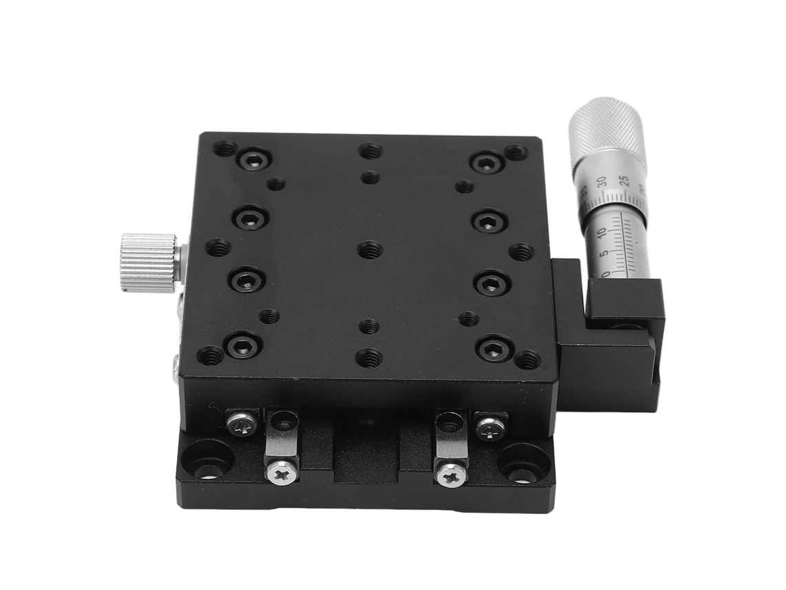 Mesa Deslizante Manual, Eje X, Etapa Lineal, Alta Precisión Para Inspección Y Posicionamiento.