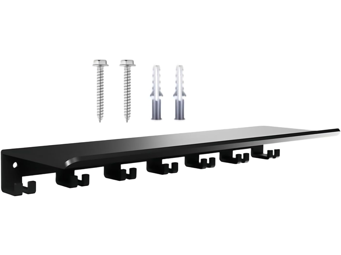 Estante flotante organizador de pared, estante de almacenamiento para baño, adaptador con gancho Slowmoose