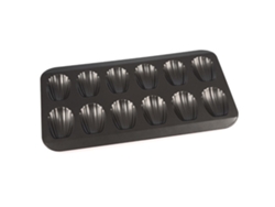 Molde antiadherente para pasteles de 12 agujeros, bandeja para hornear chocolate, herramienta de cocina