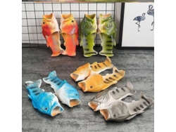 Fasst-chanclas De Pesca 3d Unisex Simuladas Verano Divertidas Moda Para Exteriores