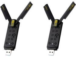 2x Usb Wifi7 6500 Mbps Be6500 Tarjeta De Red Cableada 2.4 Ghz Y