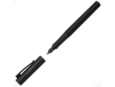 Pena de Caligrafia FABER-CASTELL Grip Edition All Black F Preto