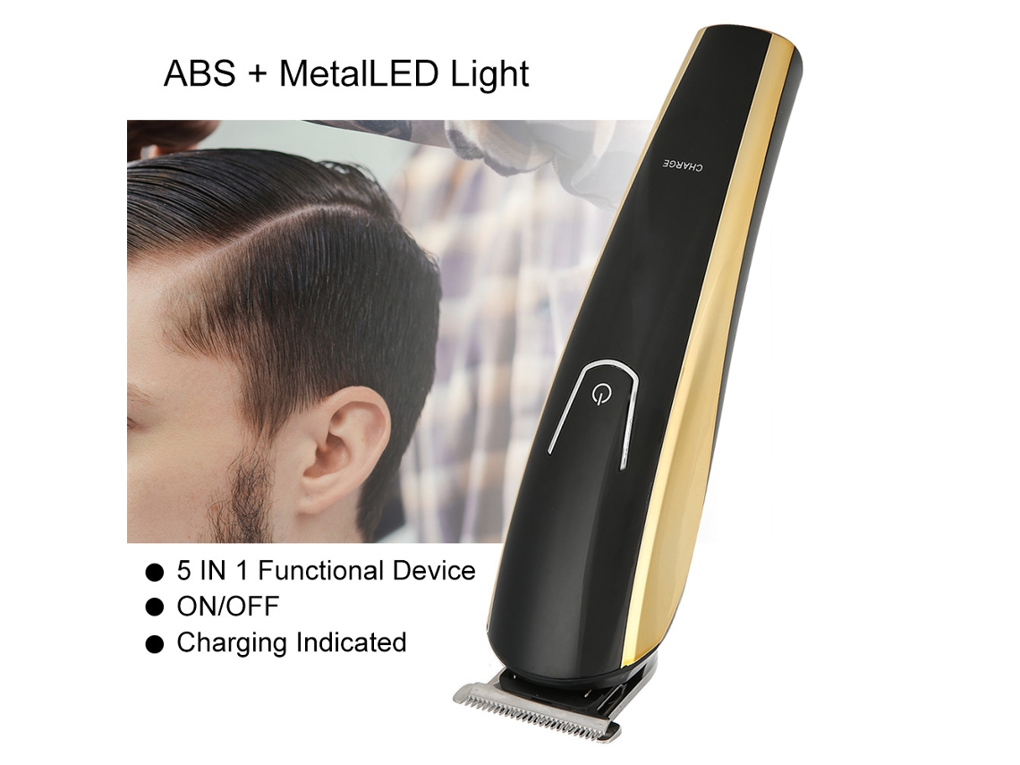 Cortadora De Pelo Eléctrica 5 En 1 Kemei Pro Tijera De Pelo Afeitadora Recargable Para Estilo De Pelo