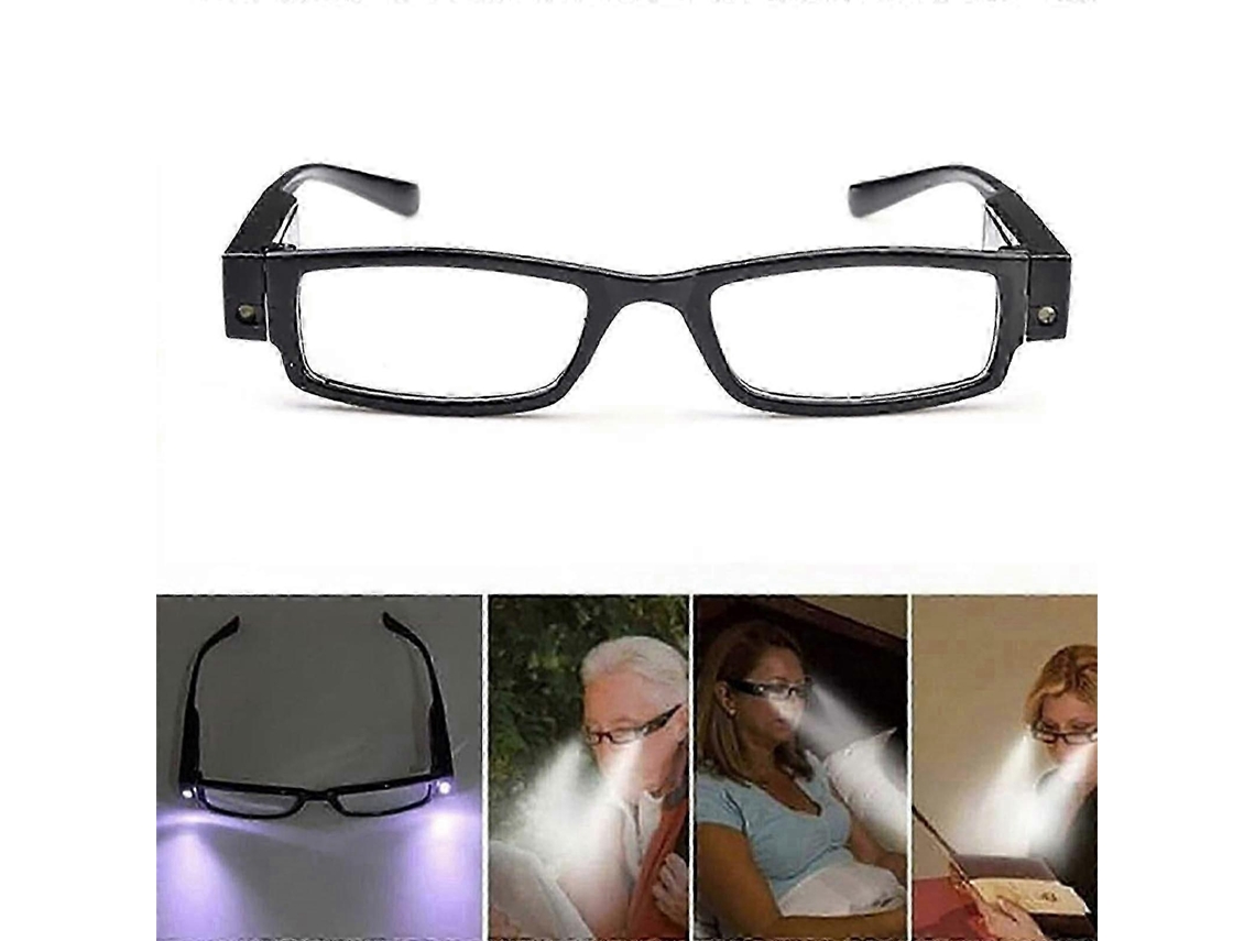 Gafas de lectura con luces LED para personas mayores. Nostalgia88
