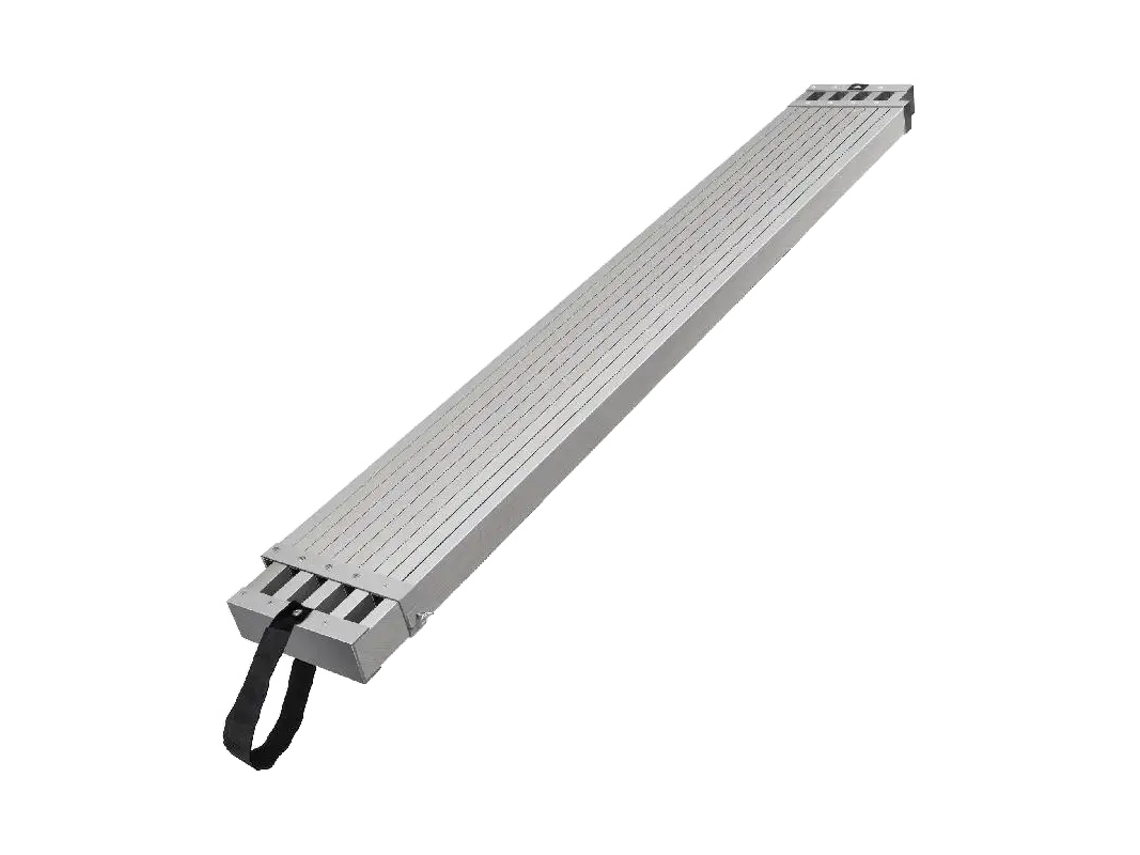 Tabla de trabajo telescópica de aluminio, capacidad de 500 lb, longitud ajustable de 9 a 15 pies, OEM de 8 a 13 pies