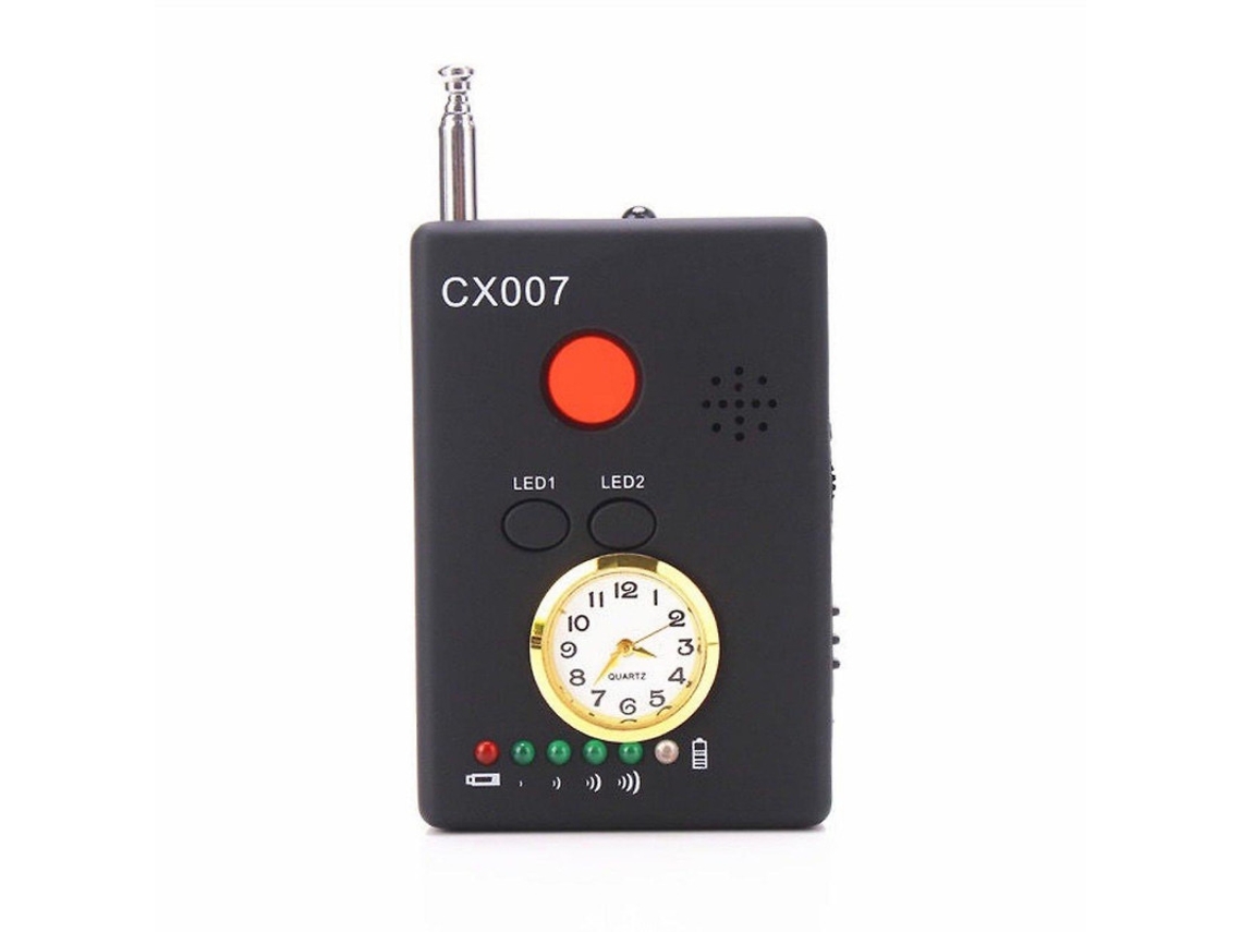 Cx007 Detector de Radar Multifuncional, Antirrobo, Antiespionaje, GPS y Alerta para Hoteles. Yizhood (negro)