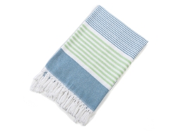 Manta RNEMITERY Playa Extra Súper Lavable Liviana Las Algodón Verde (100x180cm)