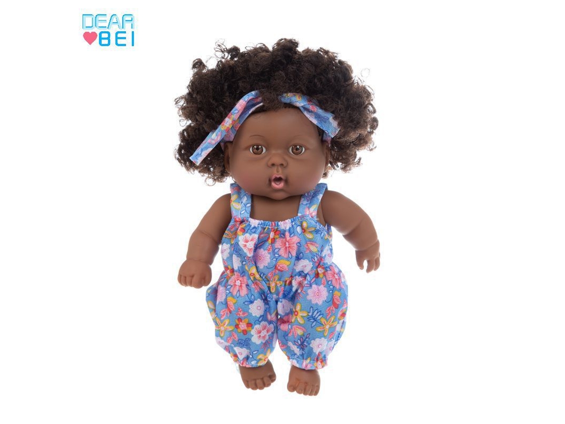 Muñeca Africana Negra De 20 Cm, Muñeca Adorable Teñida Con La Técnica Tie-dye, Muñeca De Consuelo, Juguete Para Niños