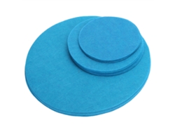 Almohadilla protectora de fieltro para platos, antidesgaste, para apilar vasos y separar vajilla (24 unidades, color verde lago)