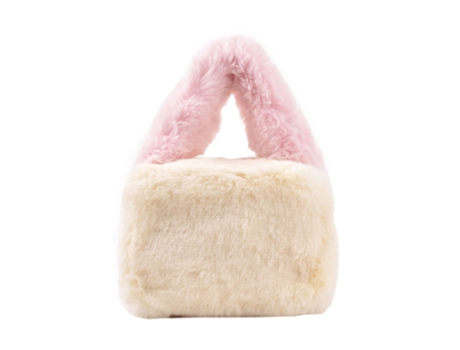 Otoño E Invierno 2023 Nuevo Estilo Bolso De Moda De Un Solo Hombro Bolso De Felpa Bandolera, Blanco ZMDECQNA