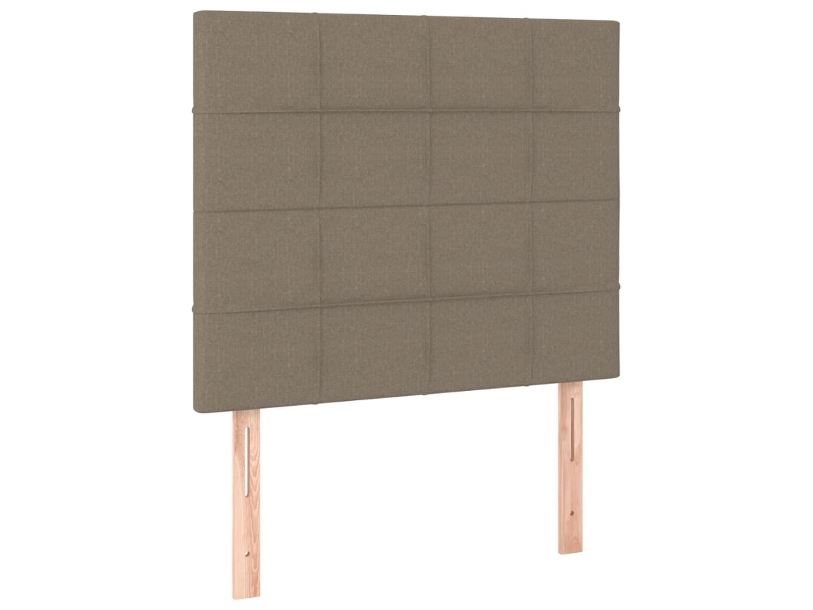 Cabecero color topo 100x5x118/128 cm Tejido Maison Exclusive