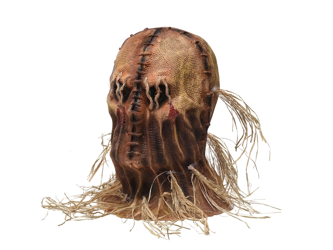 Máscara de terror para Halloween, disfraz de espantapájaros