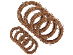 Corona de ramas naturales, corona de enredadera, decoraciones DIY