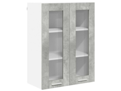 Maison Exclusive - Mueble Colgante Con Puerta Gris Concreto 60 X 31 X 80 Cm