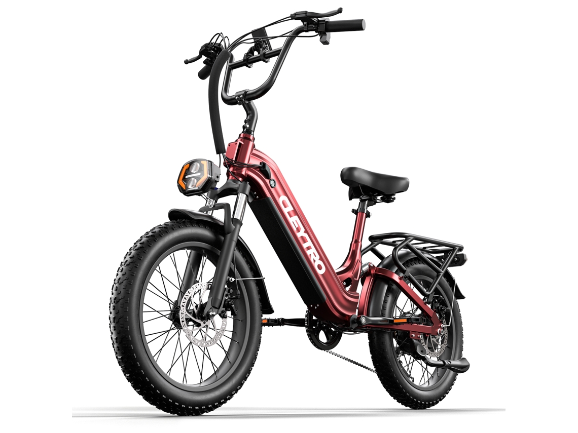 Bicicleta Eléctrica Cleytro Xc20 De 20", Batería De 48 V Y 15,6 Ah, Suspensión Delantera Y Trasera.