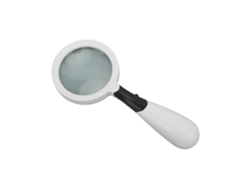 Lupa Con Mango, Cabezal Redondo, Efecto De Aumento Hd Con Lámpara Led Para Lectura, Observación Y Detección.