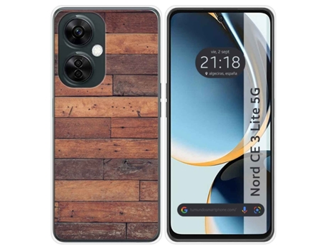 Funda Silicona para Oneplus Nord CE 3 Lite 5G diseño Madera 03 Dibujos