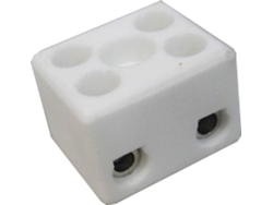 Conector Ceramica 2 Cables Grundig 4Mm 900º