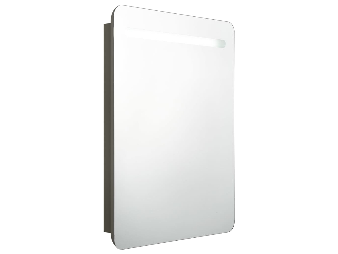 Maison Exclusive - Armario De Baño Con Espejo Gris Antracita 60x11x80 Cm