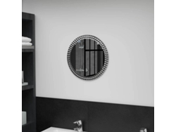 Espejo de pared de cristal templado de 40 cm DKD HOME DECOR
