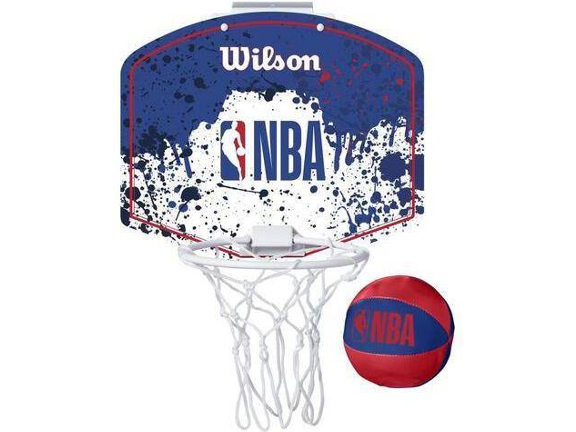 Canasta de Baloncesto WILSON NBA Mini Azul (Única)