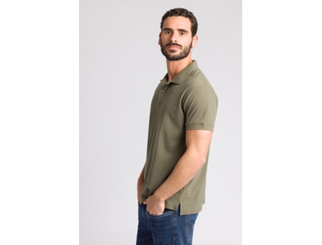 Polo de Hombre THROTTLEMAN Algodón Verde (2XL)