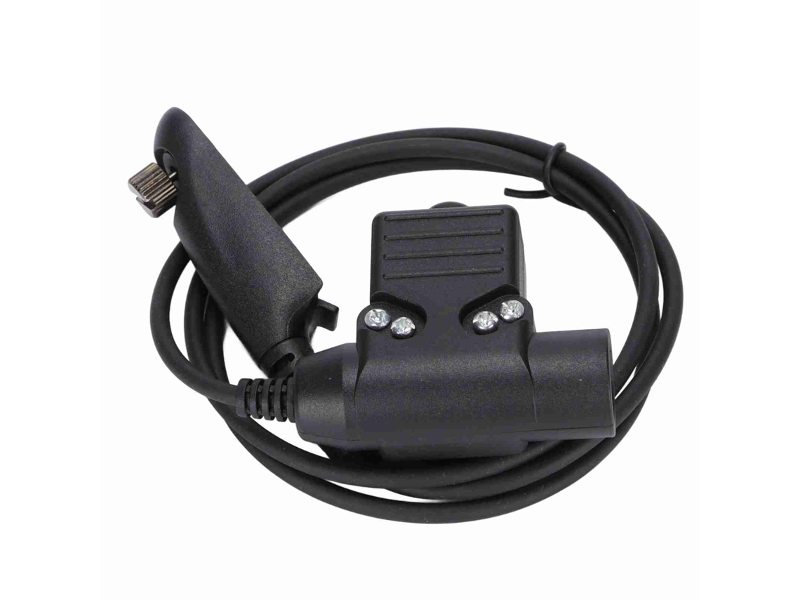 U94 Ptt (manos Libres) Walkie Talkie Con Función Pulsar Para Hablar Y Clip Para Motorola Gp338 Gp328 Gp340 Gp380