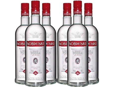 Vodka Sobieski Caixa 6 unidades