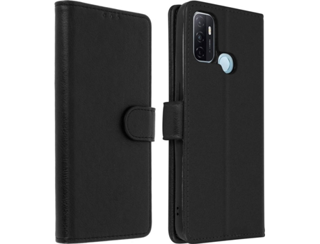 Funda Oppo A53/A53s AVIZAR Libro Billetera Negro