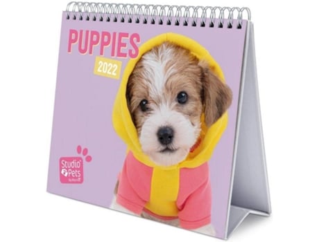 Calendario Escritorio Deluxe 2022 studio pets dogs sobremesa perros │ animales mesa anual producto con licencia oficial erik