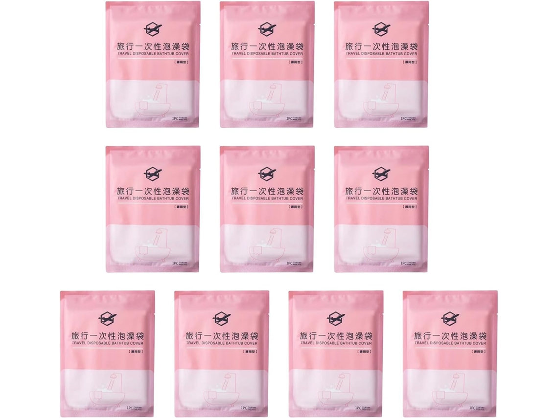 Paquete De 10 Bolsas Protectoras Desechables Y Gruesas Para Cubos De Baño - 120 X 260 Cm. Resistentes A La Suciedad.