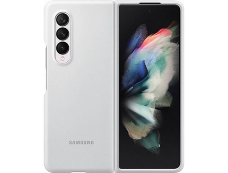 Funda SAMSUNG ZFold 3 Silicona Blanco