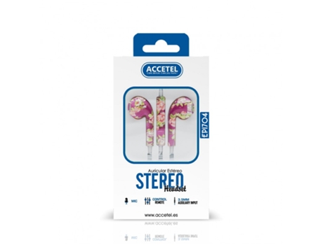 Auriculares Con Cable ACCETEL Ep1704 (Lila)
