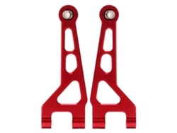 2 Peças Braço Superior Dianteiro De Liga De Alumínio Para Carro Rc Mjx 1/16 16208 16207 16210 Vermelho