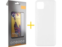 Kit Funda + Protector de Pantalla Oppo A73 5G SKYHE Full Liso (Transparente)