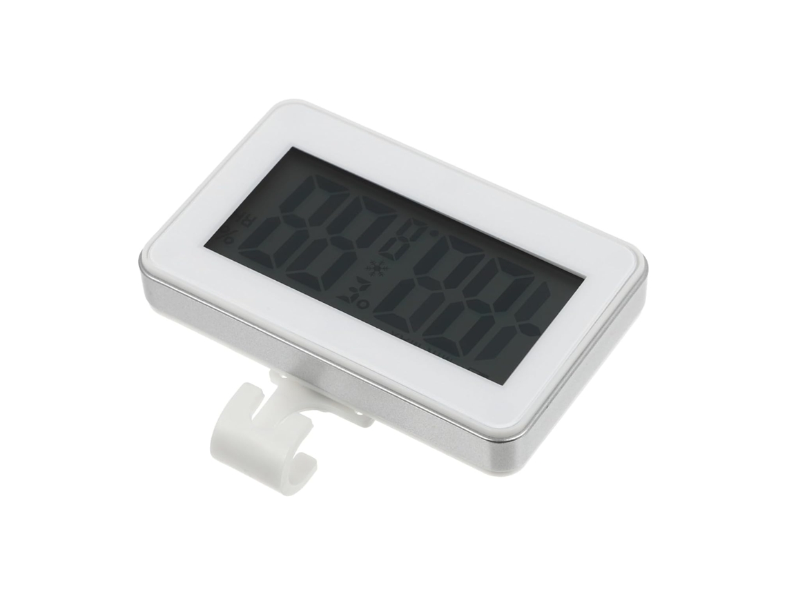 Termómetro e higrómetro digital para refrigerador y uso en interiores, mini termómetro magnético para uso doméstico con pantalla LCD y diseño Vayotoy.