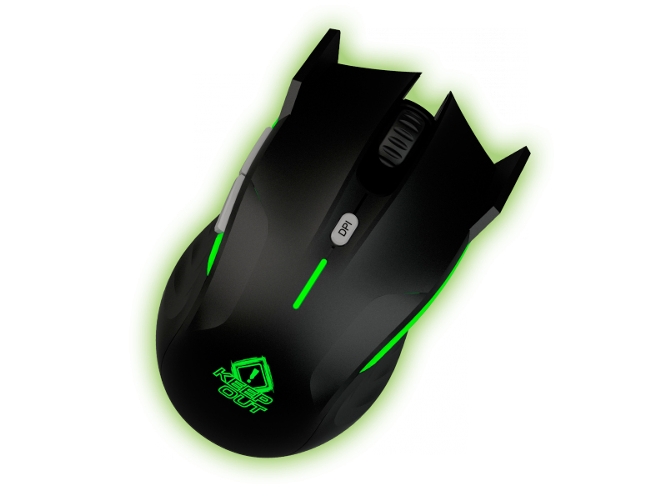 Ratón KEEPOUT XPOSEIDONB (Óptico - Negro)