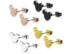 2026-1 Par De Pendientes De Acero Inoxidable, Joyería Hipoalergénica Unisex