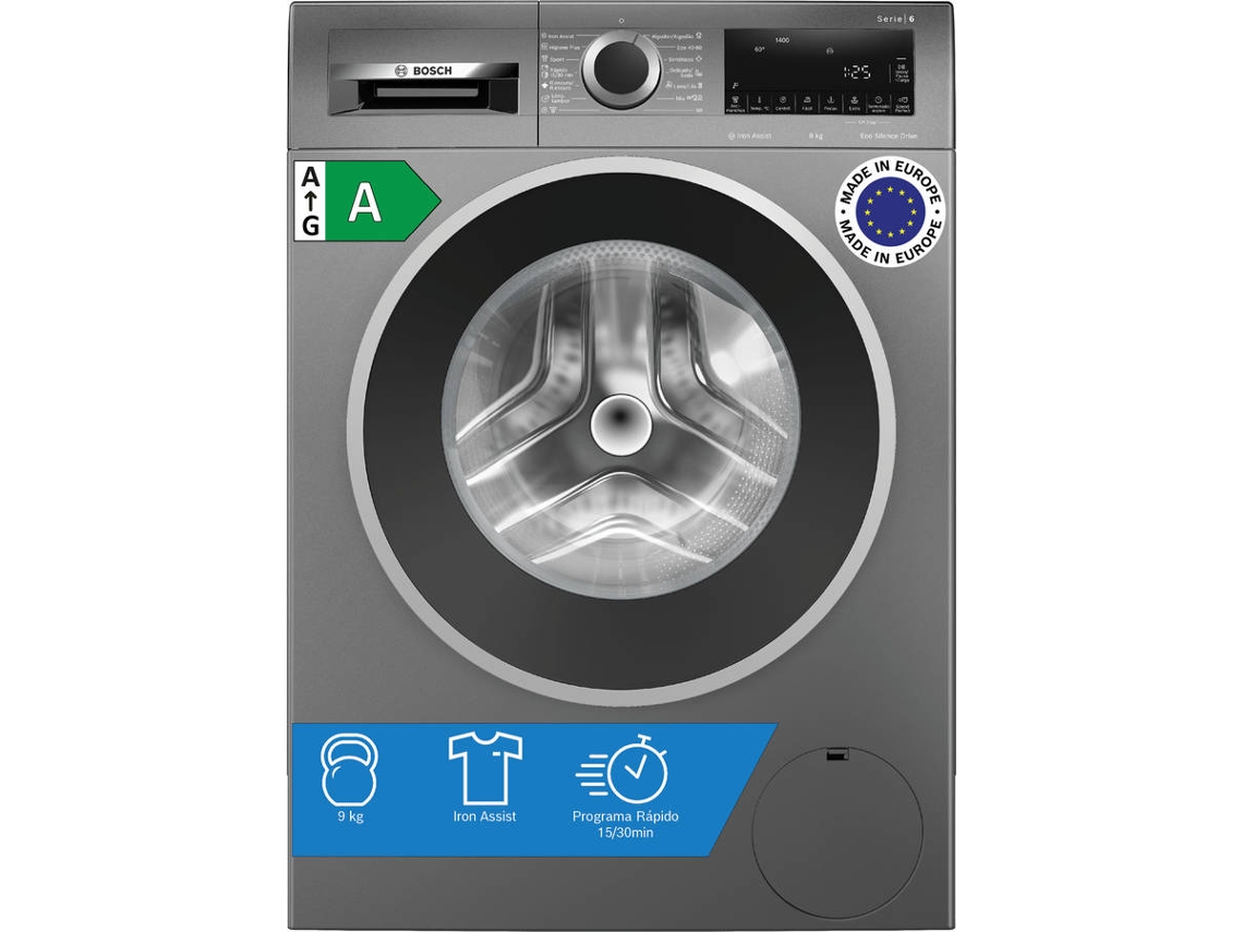 Lavadora BOSCH WGG244ZRES (9 kg - 1400 rpm - Gris)