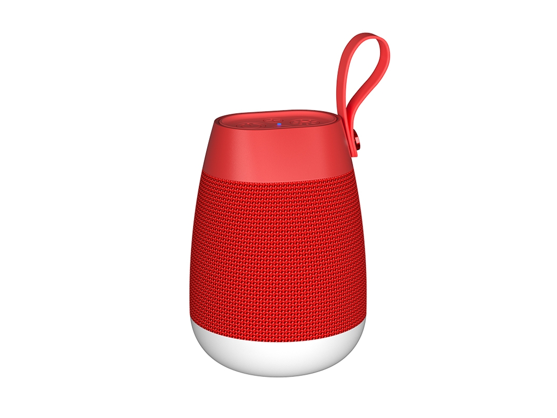 (rojo) Mini Altavoz Portátil Rgb Ebs-702