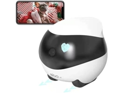 Cámara Chronos, monitor de movimiento para toda la casa con audio, visión nocturna, almacenamiento de video HD 1080p y tarjeta SD Yizhood (blanca)