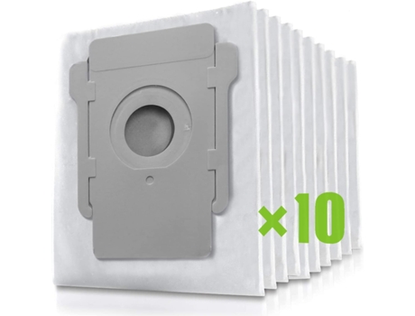 10 bolsas Irobot Roomba i7, bolsas de polvo de repuesto para aspiradora iRobot Roomba i7 i7+ / i7 Plus E5 E6 E7 S9 S9+