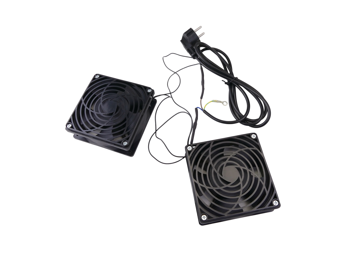2 ventiladores de techo para rack  19de de 120 mm y 220 V CA RACKMATIC