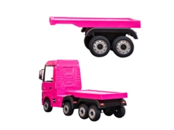 Camión Mercedes Scania Actros con semirremolque HL358 rosa B.active