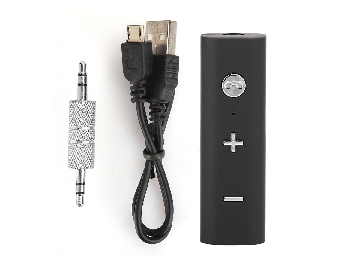 Adaptador Para Auriculares Y Altavoz Inalámbrico Bluetooth Con Entrada Auxiliar De 3,5 Mm