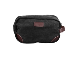 Bolsa De Maquiagem Preta Grande Capacidade Estilo Coreano Multifuncional Leve Portátil Clutch Para Viagem Outdoor