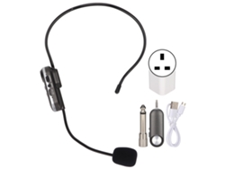 Micrófono Inalámbrico Para Auriculares (conector De 3.5 Mm Inalámbrico Uhf)